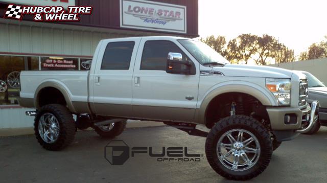 vehicle gallery/ford f 250 fuel hostage d530 0X0  Chrome wheels and rims